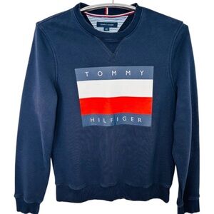 Tommy Hilfiger Women’s Navy Blue Classic Crewneck Sweatshirt